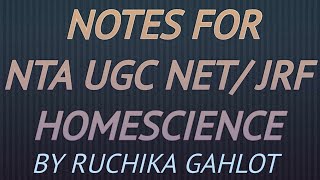 HOMESCIENCE MODULE 24 NTA UGC NET RMCN : TECHNIQUES FOR WORK SIMPLIFICATION & FAMILY INCOME