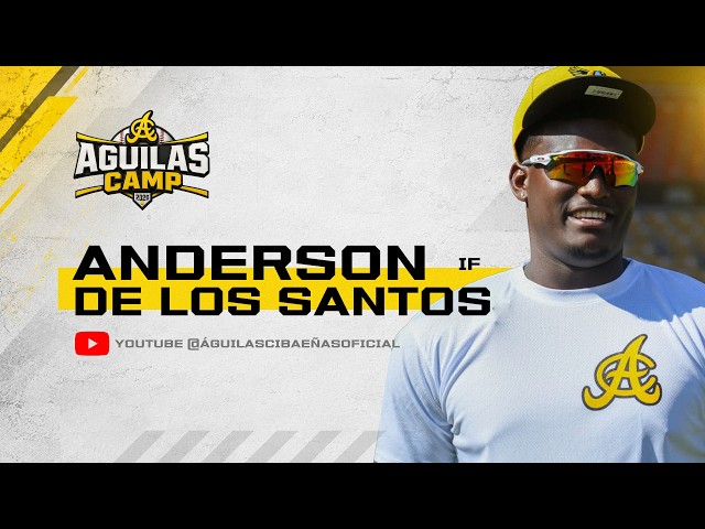 Anderson de los Santos se integra a las Águilas Cibaeñas motivado por la pasión familiar