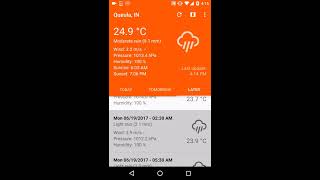 Daily Weather Live - Free/PRO Android App screenshot 4