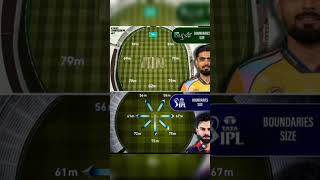 IPL Vs PSL Boundaries Length 🔥🏏 Average Boundary Length 🏏IPL Vs PSL Boundary Size 🏏#ipl2026 #psl2026