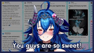 Emma Reads Her Anniversary Messages Oumiya Emma