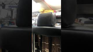 How to remove a headrest on a 1992 Mercedes 560 SEL