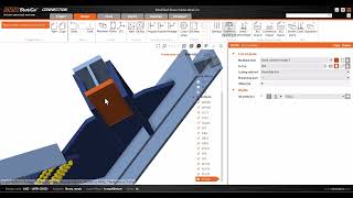 Modeling a brace frame connection from scratch in IDEA StatiCa connection