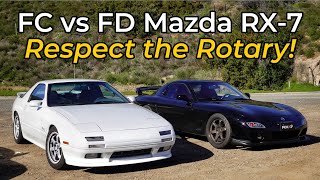 Mazda FC RX7 vs FD RX7  Head to Head Review!