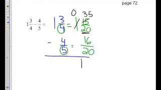 Module 3 Lesson 7   Subtracting Fractions from Numbers Between 1 and 2