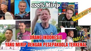 Orang indonesia mirip pemain bola terkenal eropa part 1 #mirip #memes #sepakbola #funny #football