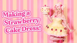 My Most Ambitious Sewing Project Yet!!  Cake Dress Sewing Vlog