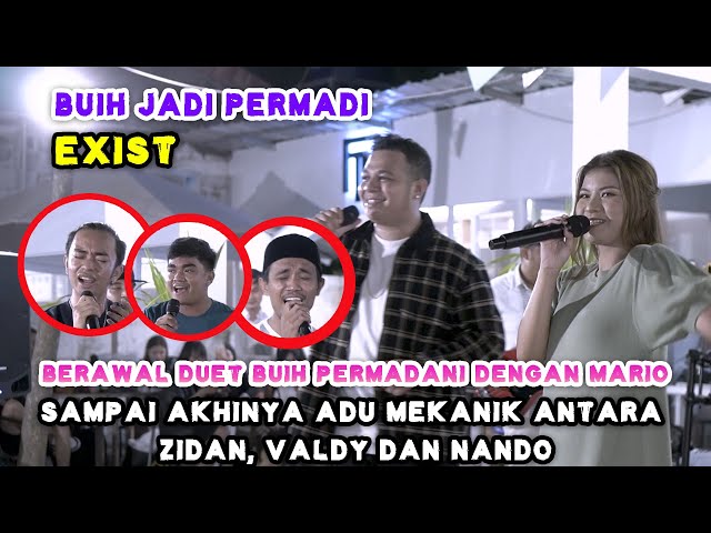 BUIH JADI PERMADANI - EXIST (LIVE) MENOEWA KOPI | MARIO G, NABILA MAHARANI, ZIDAN, VALDY & NANDO class=