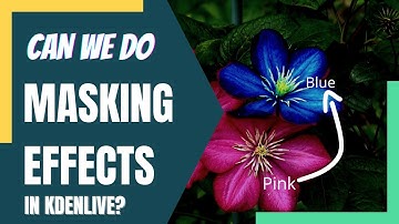 How to Masking Effects in Kdenlive