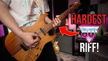 The 80s Riff Too Hard For Most To Play!
