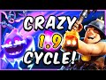 1.9 ELIXIR! CHEAPEST MINER CYCLE DECK in CLASH ROYALE!