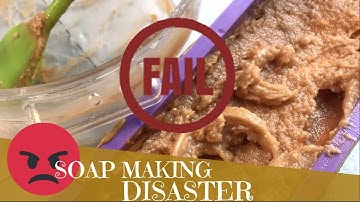 Making Of Worst Soap Fail With A Misbehaving Fragrance Ever | Luna Fae Creations