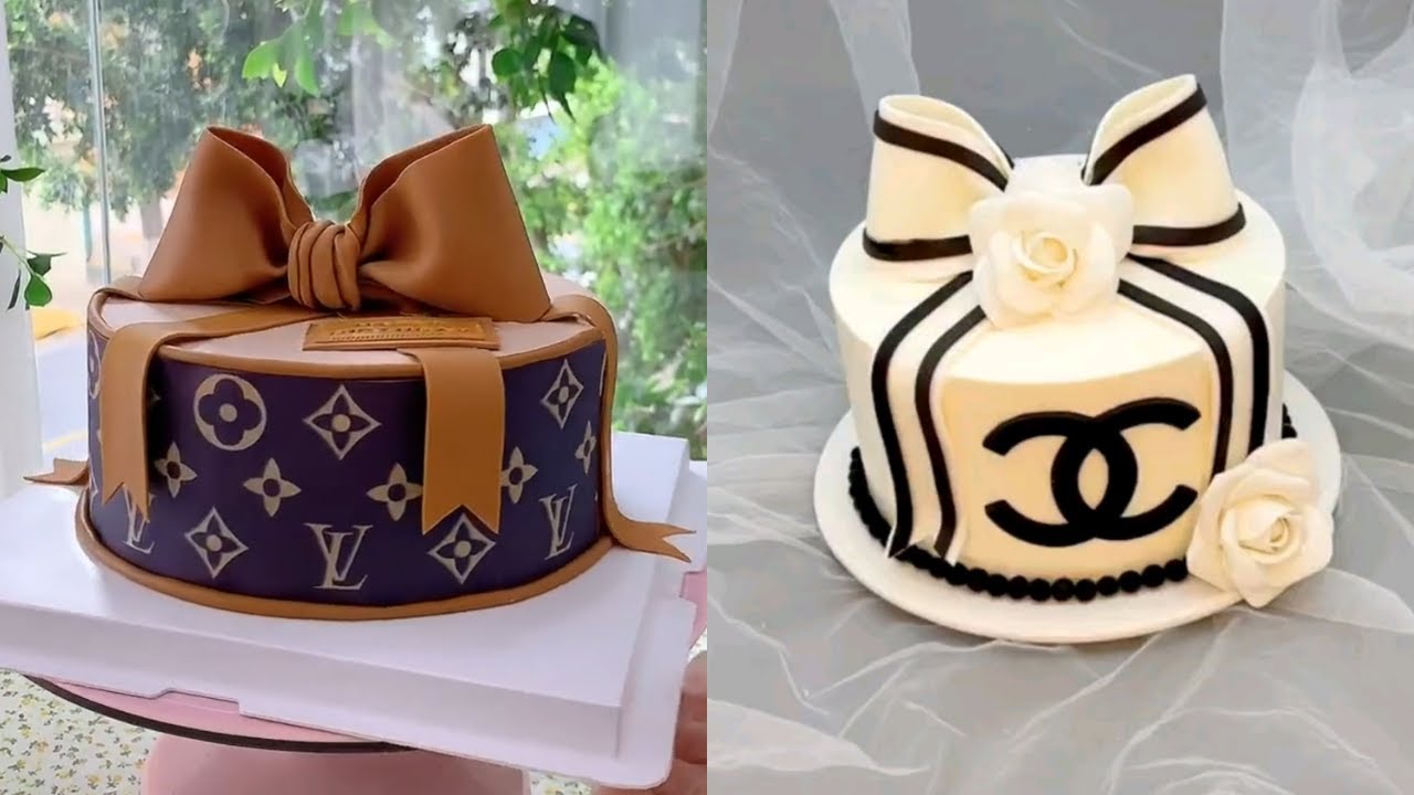 How To make Luxury LV Cake for Birthday Part- Cake Decorating Tutorial- Top  Satisfying Cakes 