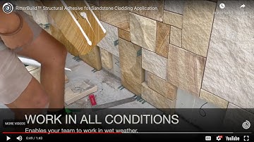RitterBuild™ Structural Adhesive for Sandstone Cladding Application