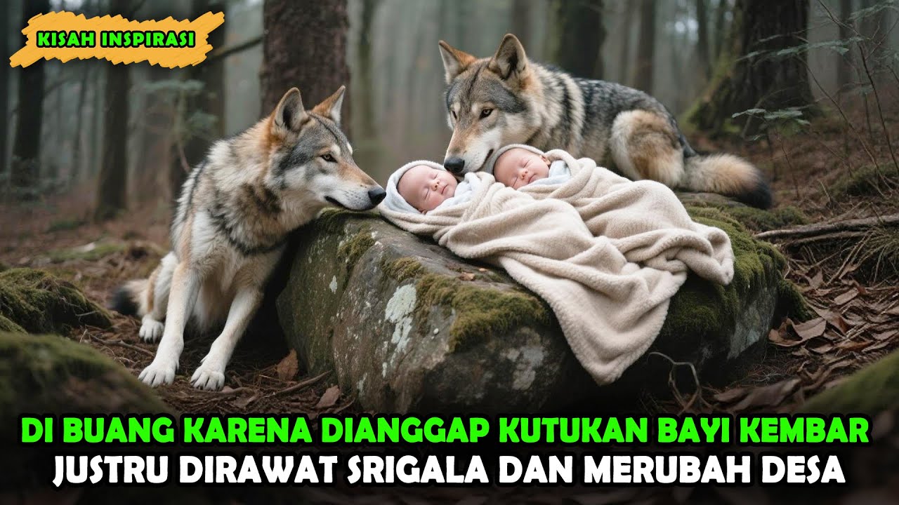 VIRAL !! DIBUANG KARENA DIANGGAP KUTUKAN , B0CAH KEMBAR INI DITOLONG SRIGALA DAN JADI RAJA DESA