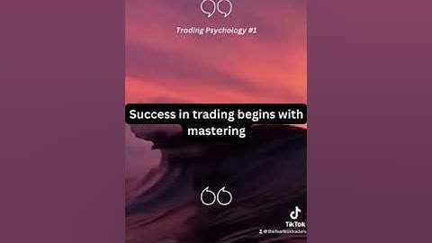 Mastering the Psychology of Self-Control: The Key to Trading Success - Trading psychology #1