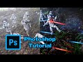Создание бластерных выстрелов (Фотошоп) Звёздные Войны