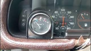 How He Installed Aftermarket Coolant Temperature Gauge in His Peugeot 505