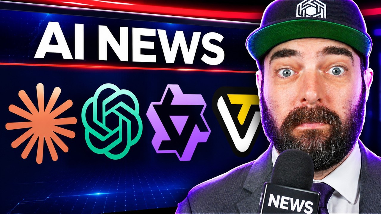 Here's the AI News you might have missed this week. Get $100 in free credits for @Hyperagent when you sign up for a paid here: https://hyperagent.com/invite/MATT100?utm_source=youtube&utm_medium=influencer&utm_campaign=MATT100Discover More:
🛠️ Explore AI Tools & News: https://futuretools.io/
📰 Weekly Newsletter: https://futuretools.io/newsletterSocials:
❌ Twiter/X: https://x.com/mreflow
🖼️ Instagram: https://instagram.com/mr.eflow
🧵 Threads: https://www.threads.net/@mr.eflow
🟦 LinkedIn: https://www.linkedin.com/in/matt-wolfe-30841712/
👍 Facebook: https://www.facebook.com/mattrwolfeResources From Today's Video:
Tripo P2.0 Preview: https://x.com/tripoai/status/2089750360114298937
mRNA Cancer Vaccine: https://arstechnica.com/health/2026/08/mrna-cancer-vaccine-succeeded-in-phase-3-melanoma-trial-moderna-and-merck-say/
Pioneering mRNA Technology: https://www.modernatx.com/en-US/media-center/all-media/blogs/advancing-fight-against-cancer
Qwen3.8 Open Weights: https://x.com/Alibaba_Qwen/status/2088280182356611304
LM Studio Bionic: https://lmstudio.ai/
Hermes Agent: https://hermes-agent.nousresearch.com/
Pacing Cyber Capabilities: https://openai.com/index/pacing-model-development-cyber-capabilities/
ChatGPT Computer History: https://learn.chatgpt.com/docs/customization/computer-history
Apple Messages Plugin: https://x.com/ChatGPT/status/2090499359641329950
Meta AI Mac App: https://x.com/spencerbarnett/status/2090164939105476969
Perplexity Brain Memory: https://www.perplexity.ai/hub/blog/brain-agentic-memory-as-a-knowledge-wiki
Gemini Watermark Toggle: https://x.com/GeminiApp/status/2088277477672255830
Claude Gmail Drive: https://x.com/claudeai/status/2089806039088517356
ChatGPT For Teens: https://openai.com/index/chatgpt-for-teens/
Free Google AI Students: https://blog.google/innovation-and-ai/products/gemini-app/student-offer-google-ai/
HappyShrimp Music Model: https://www.alibabacloud.com/blog/alibaba-releases-ai-music-generation-model-happyshrimp-1-0-in-beta-test_603466
Cursor Origin Code Hosting: https://cursor.com/changelog/origin-code-hosting
Slack Code Agent: https://www.salesforce.com/introducing-slack-code/
AI Authorship Study: https://techcrunch.com/2026/08/20/a-third-of-webpages-published-since-chatgpts-launch-show-signs-of-ai-authorship-study-finds/
Unitree Superman Robot: https://x.com/UnitreeRobotics/status/2089240553682809175Let’s work together!
- Brand, sponsorship & business inquiries: mattwolfe@smoothmedia.co#AINews #AITools #ArtificialIntelligenceTime Stamps:
0:00 Intro
0:23 Tripo P2.0
5:00 AI Cancer Breakthrough
8:06 HyperAgent Agent Teams
9:24 Qwen3.8-27b (Open Source and Local)
17:42 OpenAI Presses Pause
19:33 ChatGPT Computer History
21:23 ChatGPT Apple Messages
22:23 New Meta AI App
23:07 Perplexity Brain
23:48 Gemini Removes Watermarks
24:30 Claude Gmail and Drive
24:55 ChatGPT for Teens
26:10 Gemini for Free
26:32 HappyShrimp
27:51 Cursor Origin
28:14 Slack Code
29:20 Dead Internet Proof
30:04 Unitree Superman Robot
30:37 Final Thoughts
32:25 WTF?