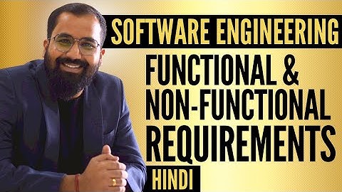 Functional Requirements and Non Functional Requirements Explained in Hindi l Software Engineering