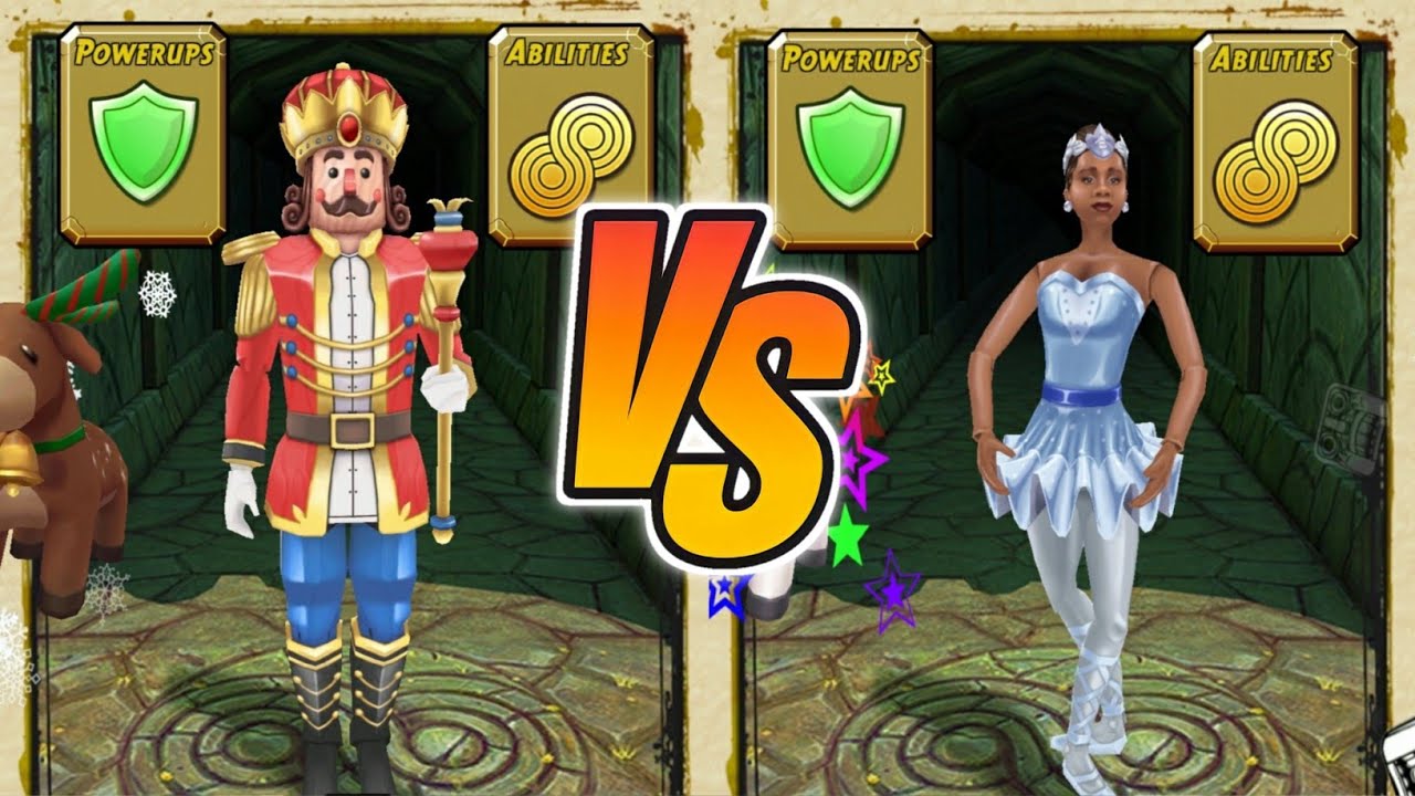 Temple Run 2 Winter Toyland - Wally Nutt Vs Bella Ballet - Gameplay