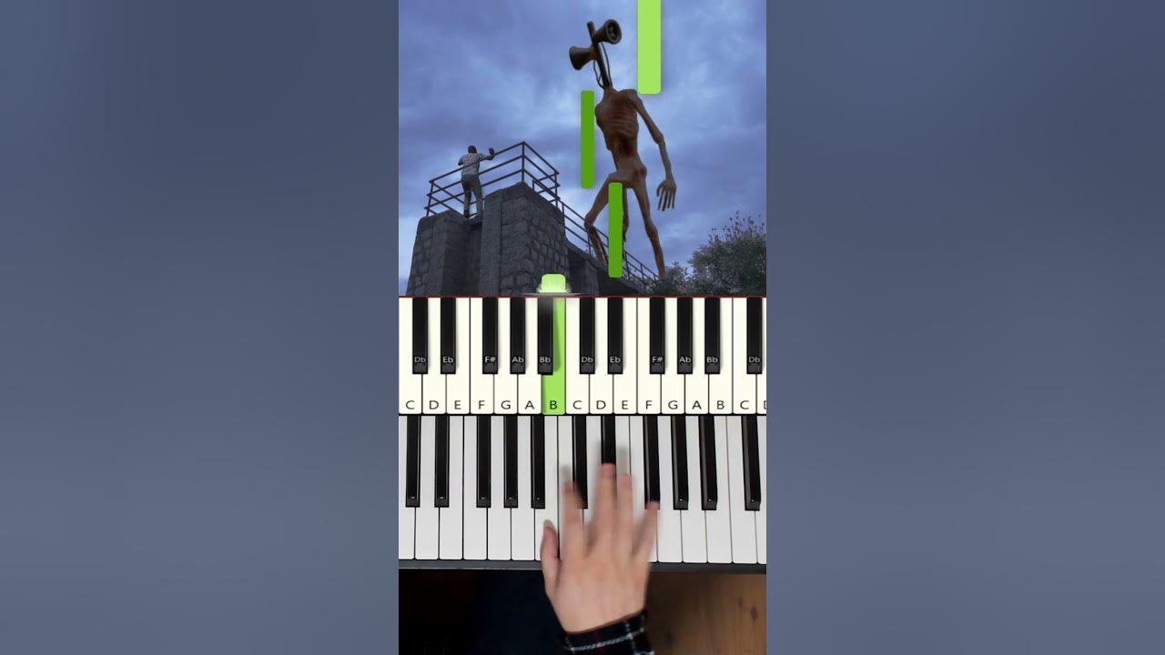 Siren Head Sound [Piano Tutorial]