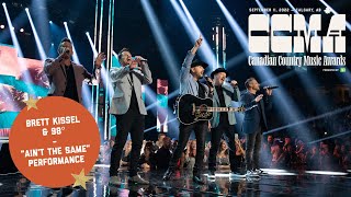 2022 CCMA Awards presented by TD - Brett Kissel and 98° 