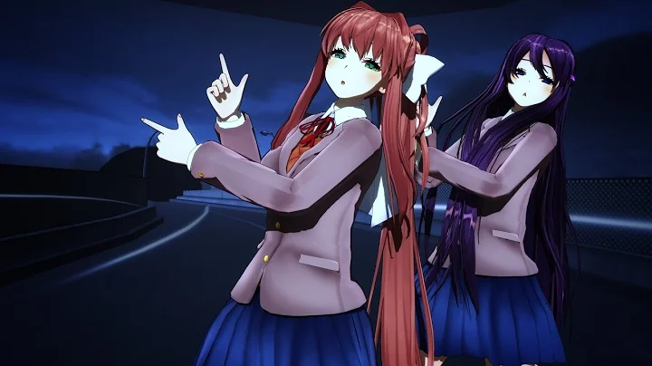 【DDLC MMD】NIGHT DANCER - imase(MonikaxYuri)