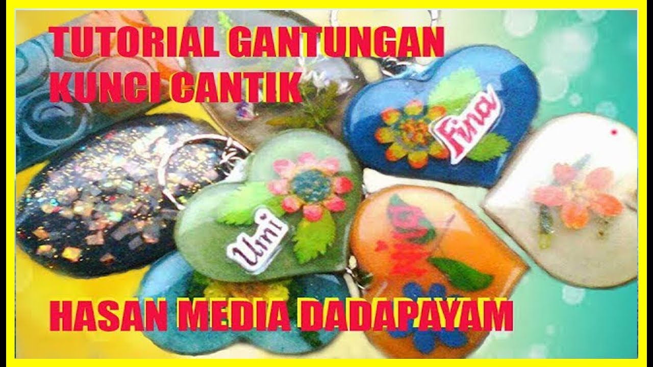 Cara Membuat Gantungan Kunci Berbasis Media Campuran Extra