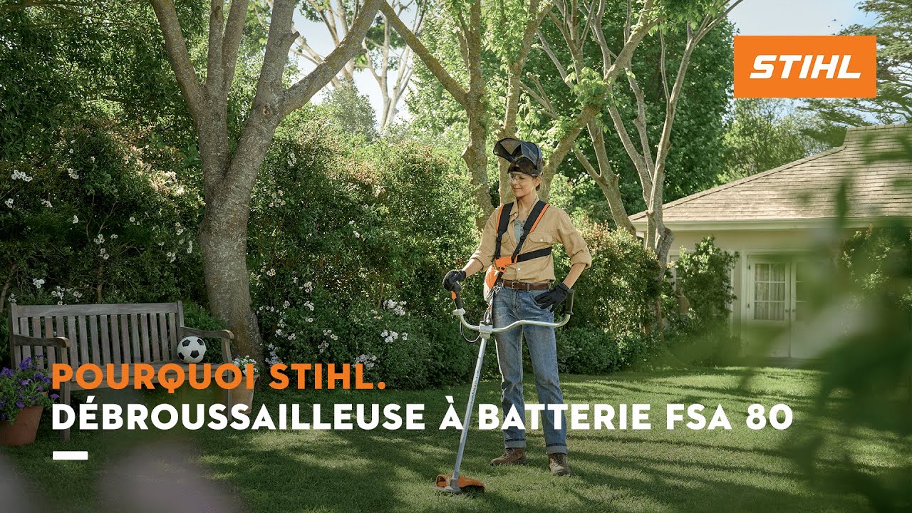 Débroussailleuse FSA 80 : Puissante, silencieuse, parfaite pour les petits jardins | STIHL