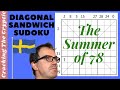 Diagonal Sandwich Sudoku