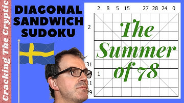 Diagonal Sandwich Sudoku
