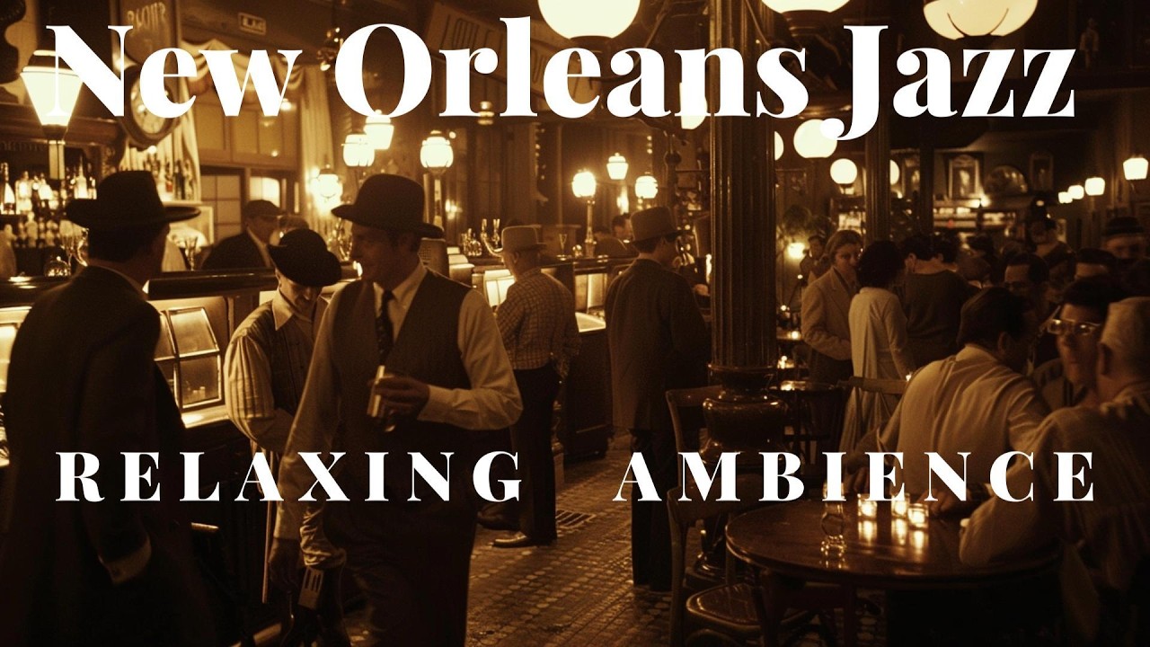New Orleans Jazz ☕ 1910s After Hours Lounge | Relaxing Ambience