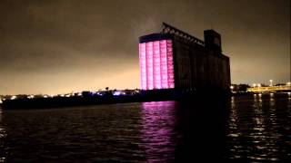 Grain Elevator Lighting Test, POOL Elevator, Buffalo, NY