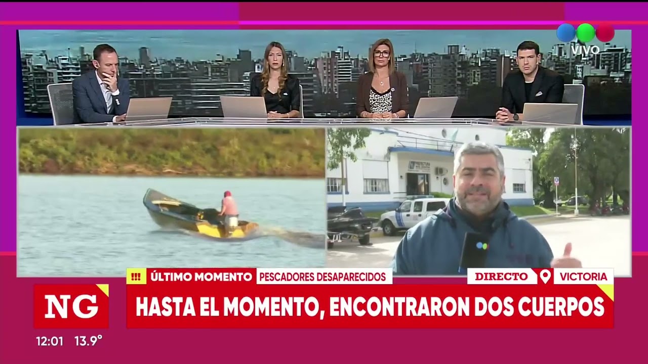 Encontraron el cuerpo de otro de los pescadores desaparecidos - TELEFE ROSARIO