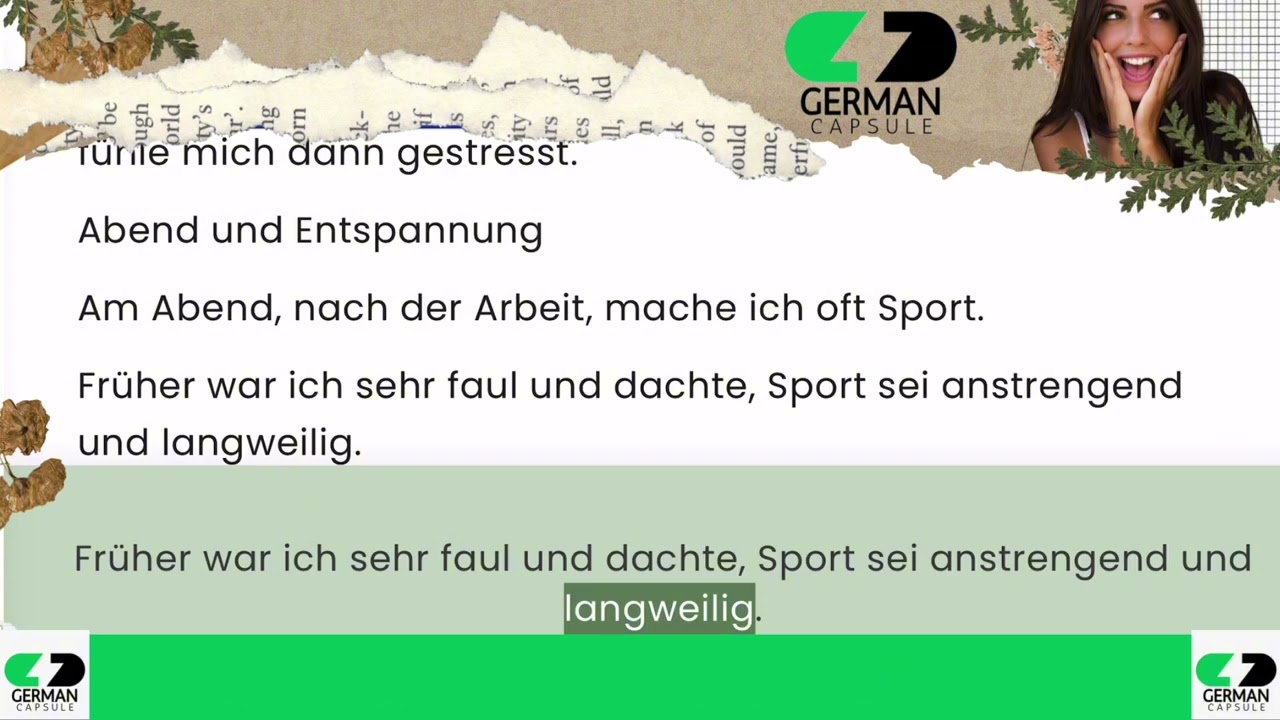 Learn German Easy Goethe-Institut reference: A2 Level Daily Routine & Vocabulary Practice