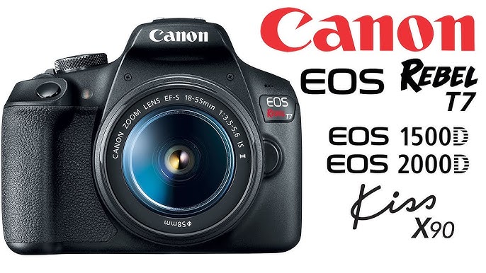 Canon EOS 4000D Rebel T100 18MP DSLR Camera + EF-S 18-55mm and EF 75-300  Lenses