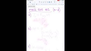 AP Physics C 2011 FRQ