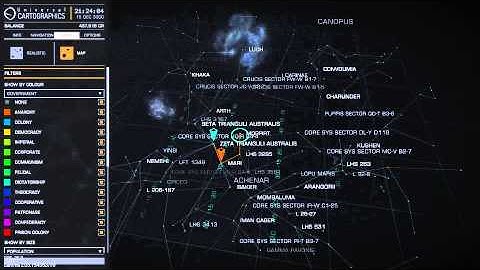 Elite: Dangerous - Galaxy Map Issues