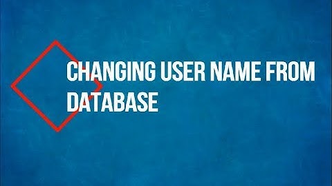 How to  change WordPress username from database