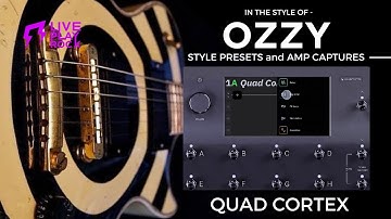 Ozzy style QUAD CORTEX guitar presets + amp captures Liveplayrock #quadcortex #preset #liveplayrock