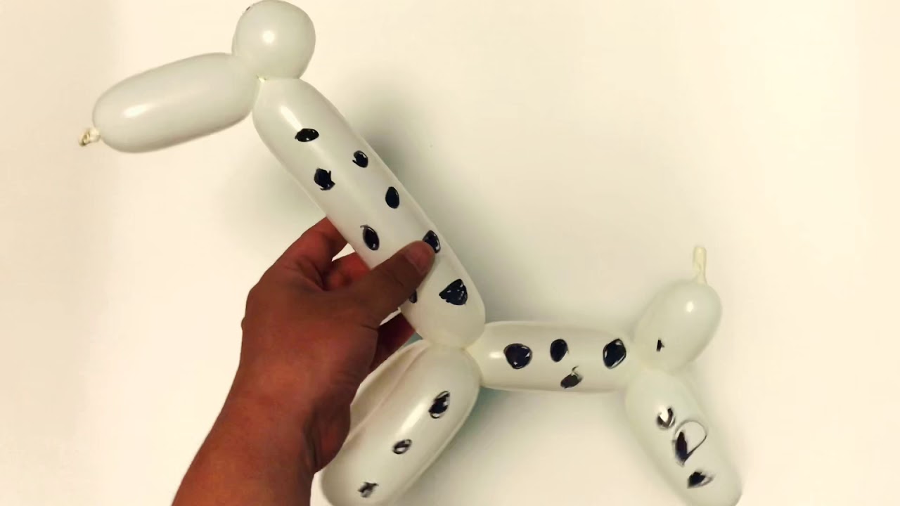 How to make a balloon giraffe ( balloon giraffe tutorial ) YouTube