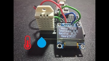 ATtiny85 based mini weather station display 🌡️ 💧