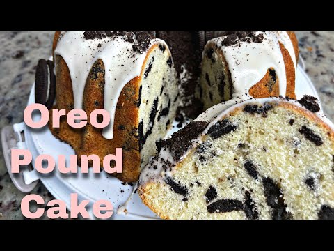 Oreo Pound Cake  Bundt Cake