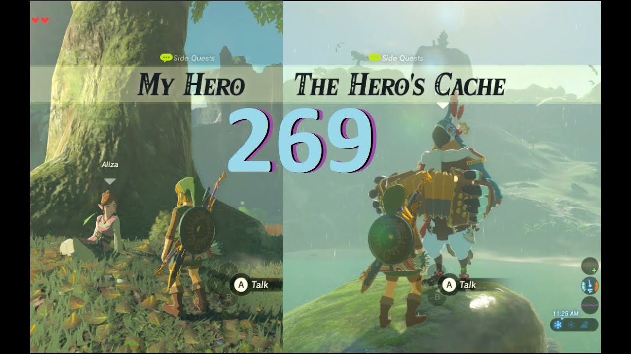 Zelda Botw - My Hero, The Hero's Cache (Side Quest). - YouTube