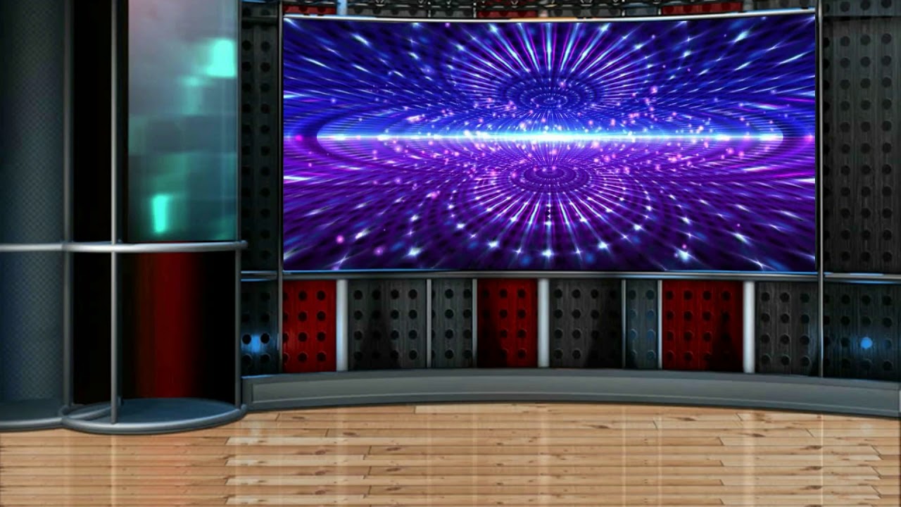 TV Studio Background, Virtual Studio Set, News Studio #BSmotion - YouTube