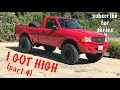 SUSPENSION LIFT AND BIGGER TIRES! [part four] project 2002 Ford Ranger EDGE