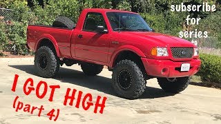 SUSPENSION LIFT AND BIGGER TIRES! [part four] project 2002 Ford Ranger EDGE