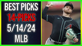 FREE MLB Picks Today 5/14/24 - All GAMES Best Picks!