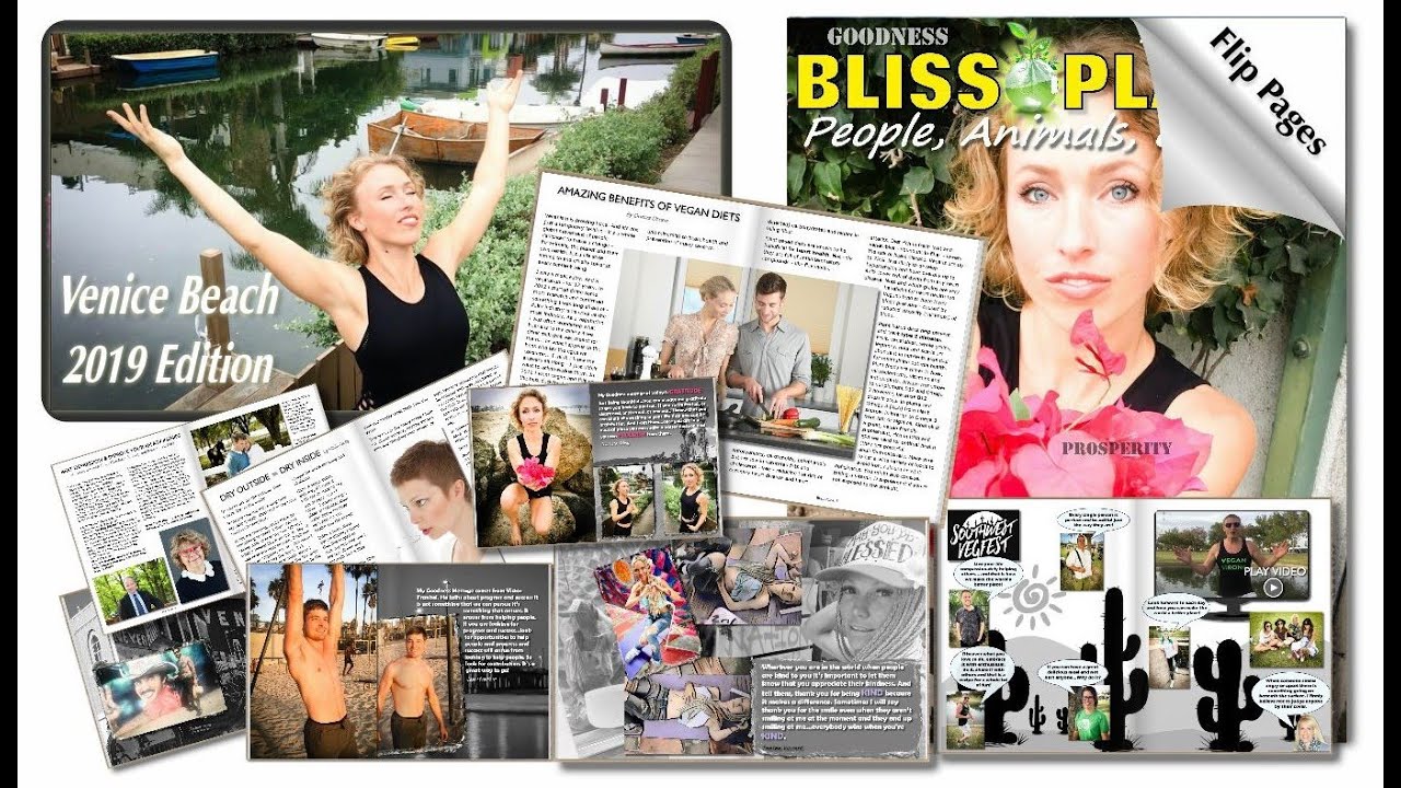 Venice Beach Magazine With Jonas Never, Brianne Bailey Charlotte Young, Nida Thaingtham & Alex Buck